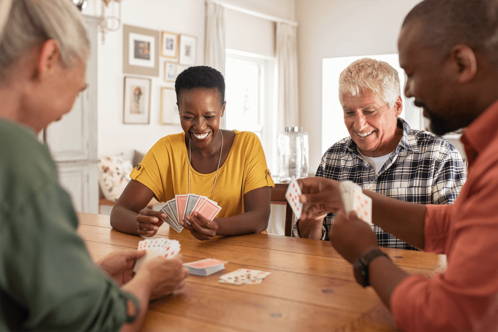people playing cards