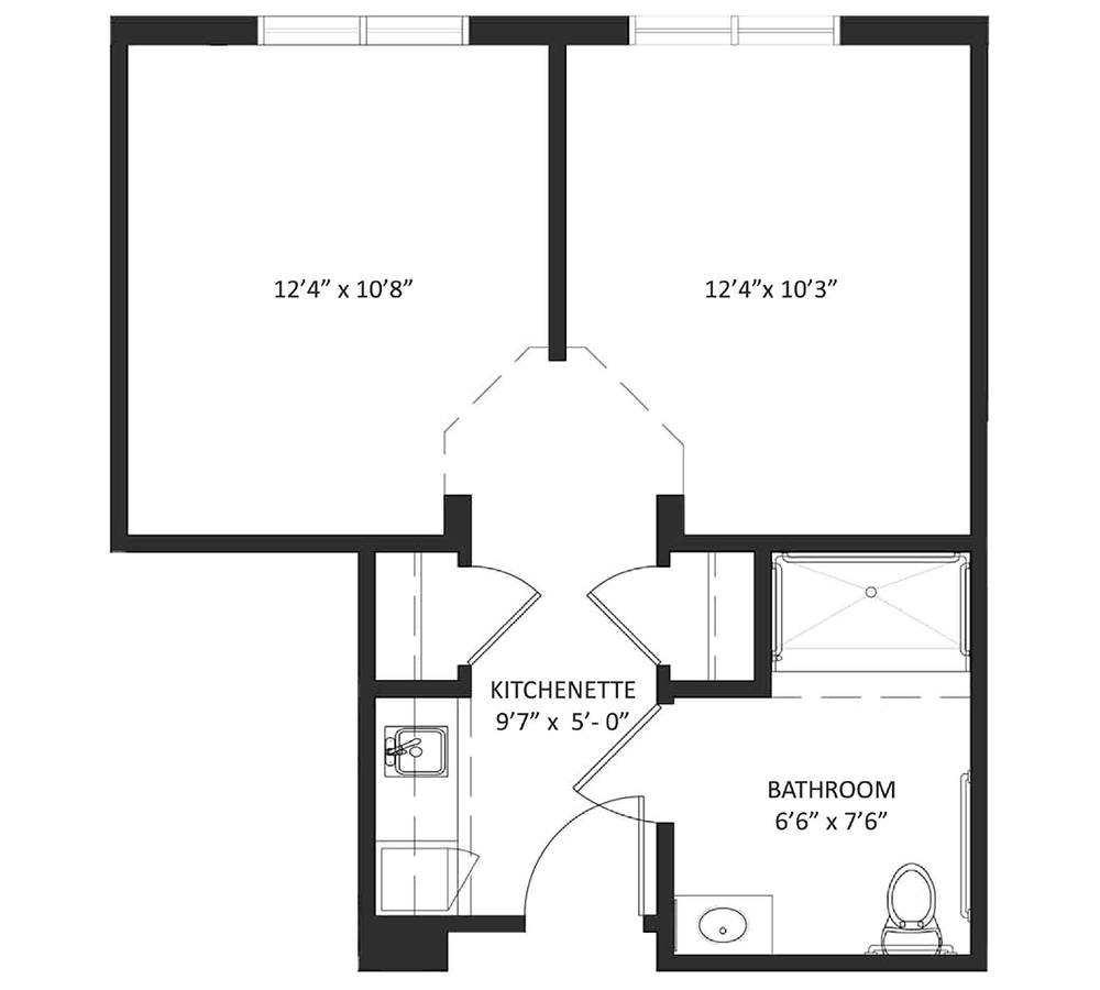 Cambridge AL 444 sq ft