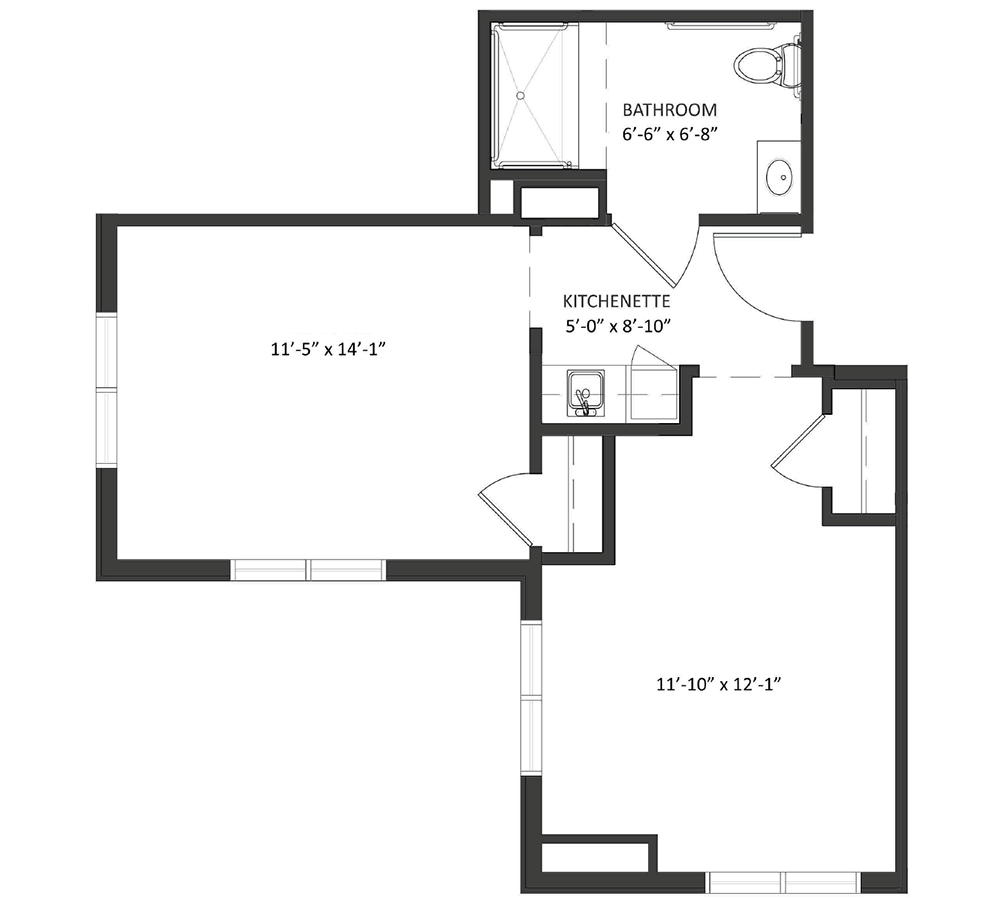 Cambridge AL 537 sq ft
