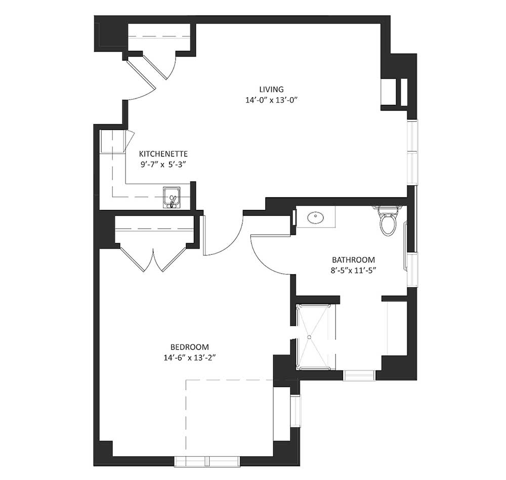 win nottingham onebed 723 sf