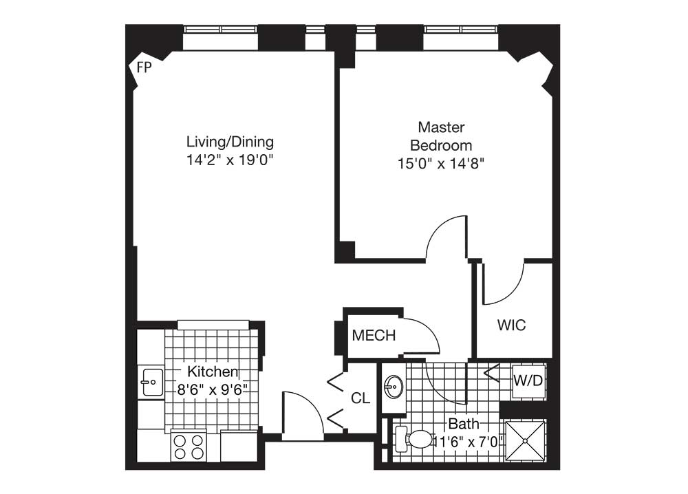 Berkdale Independent Living Floor Plan